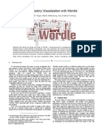 Participatory Visualization With Wordle: Fernanda B. Viégas, Martin Wattenberg, and Jonathan Feinberg