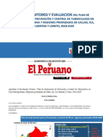 Monitoreo y Evaluación Del Plan de TBC