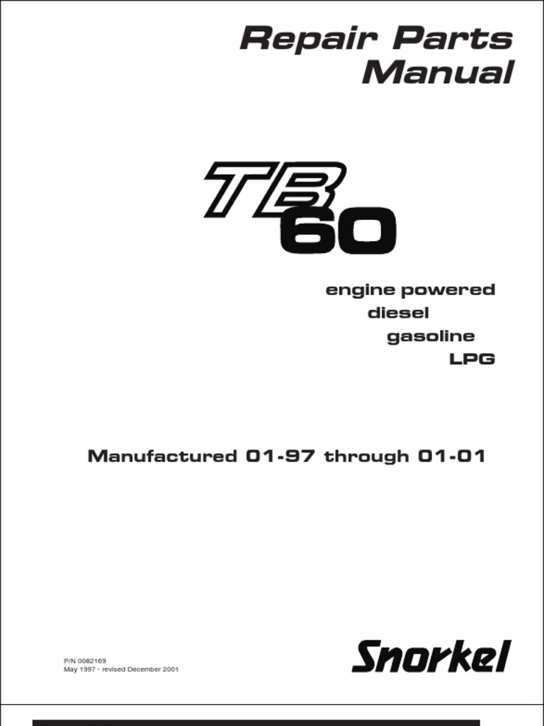 TB 60 Repair Parts | PDF | Screw | Tire