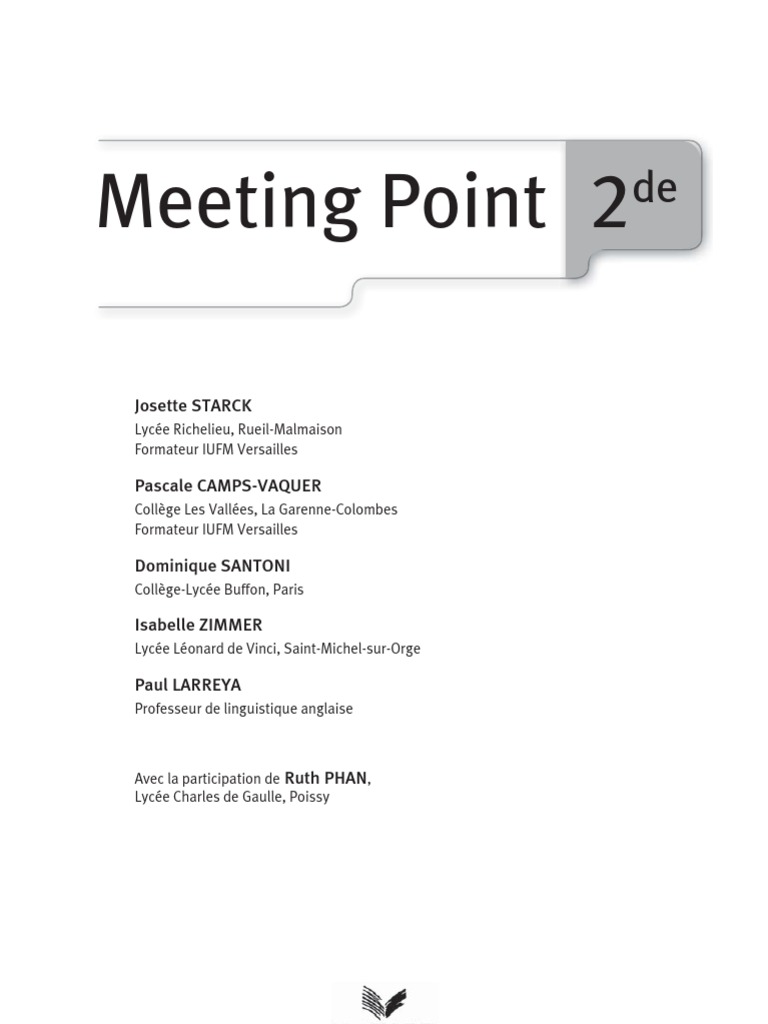 Comment La 1gm S est Elle Declencher Pendant L ete 1914 Schema Meetingpoint 2de Fichier Pedagogique 2010 | PDF | Lexique | Pédagogie