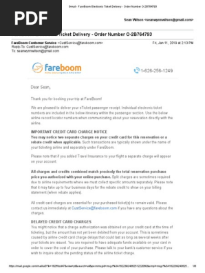 Gmail - FareBoom Electronic Ticket Delivery - Order Number O-2B764793
