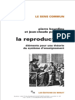 Pierre Bourdieu - La Reproduction PDF