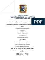 Derecho Empresarial - Regimenes Laborales Del Perú