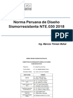 Norma Peruana de DSR - E030 - 2018 MTB Moyobamba