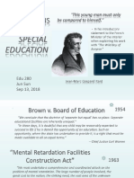 Historical Foundations of Special Education