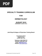 2010 Dermatology Curriculum Amendments 2012 AUC PDF 56436726