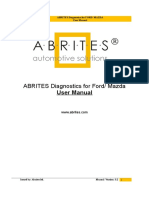 ABRITES Diagnostics For Ford/ Mazda: User Manual