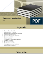 Types of Variables