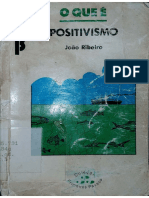 O Que é Positivismo- João Ribeiro