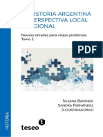 Historia Argentina en Perspectiva Local y Regional I