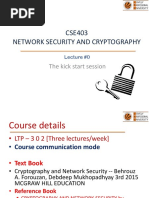 1 Introduction Network Security Cryptography