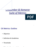 Chidamber & Kemerer Suite of Metrics