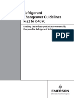 Refrigerant Changeover Guide R22 R 407C PDF