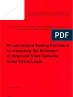 No045-ECCS Publication-Recommended Testing Procedure For Assessing The Behaviour of Steel Elements Under Cyclic Loads