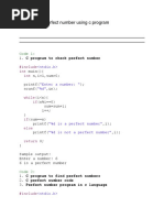 Programs C