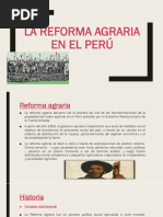 La Reforma Agraria en El Perú