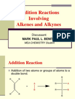 Addition Reactions of Alkenes (1) Mark Paul