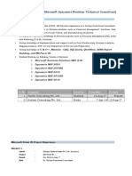 (Microsoft Dynamics Navision Technical Consultant) : Building, and MS Power BI