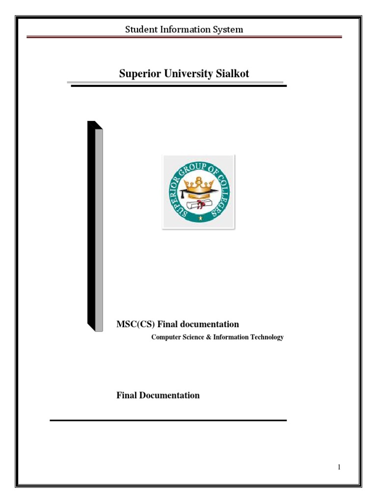 Student Information System A Based Application to Manage Student