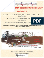 Affiche Concerts Musiques de Films