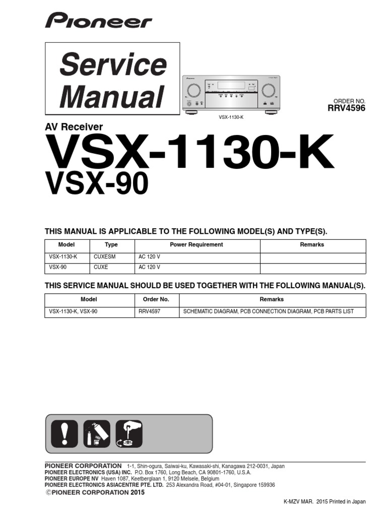 pioneer vsx 1130