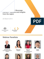 Austrade ASEAN Food and Beverage Markets Updates and Insights Webinar PDF