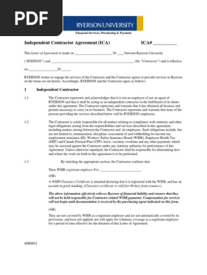 Independent Contractor Agreement 19