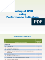 Grading of KVK Using Performance Indicators