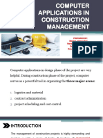 Computer Applications in Construction