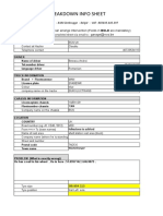 Breakdown Info Sheet: Needed Info Before We Can Arrange Intervention (Fields in BOLD Are Mandatory)