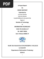 Crime Management Report