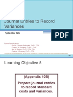 Journal Entries For Variances