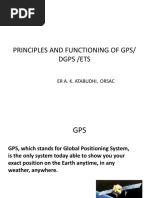 Principle of Functioning of DGPS & ETS