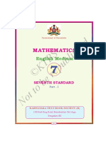 7th English Maths 1 PDF