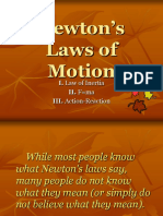 NEWTON LAWS OF MOTION