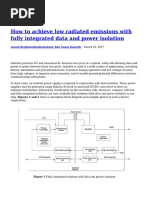 Low EMI For Power Isolation