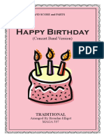 093 Sample Happy Birthday Concert Band Score and Parts PDF