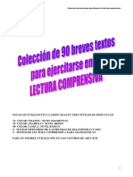 ✅ 90 textos para ejercitar la lectura comprensiva 