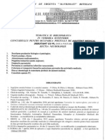 Tematica Si Bibliografie Concurs Asistent Medical Neurologie PDF