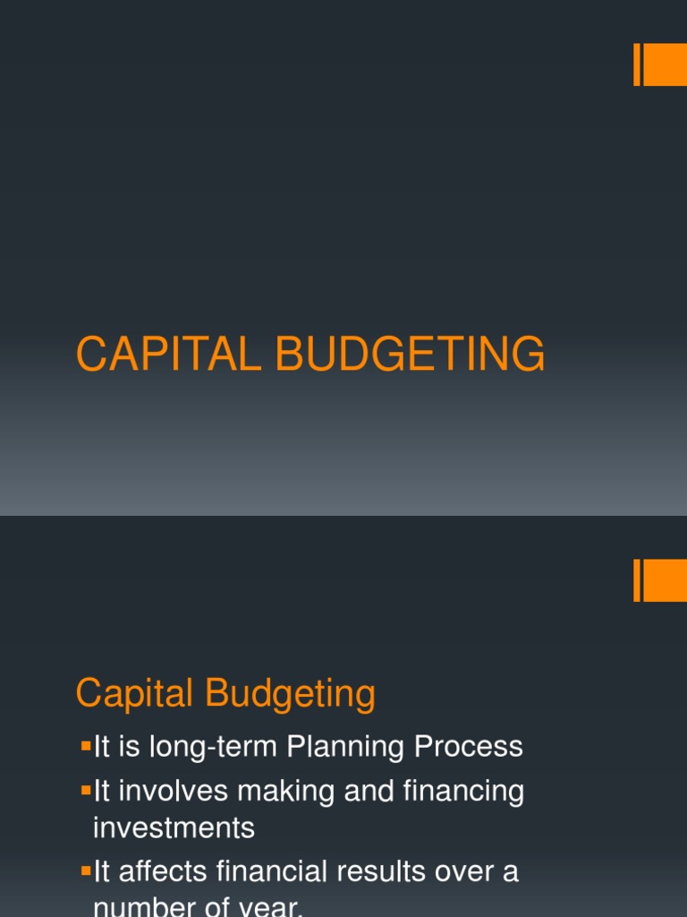 Capital Budgeting Overview and Examples | PDF | Capital Budgeting ...