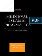 Medieval Islamic Pragmatics-Ali