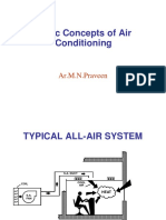 Basic Concepts of Air Conditioning: Ar.M.N.Praveen