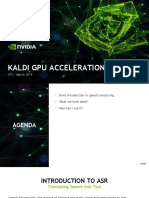 GTC19 Kaldi Acceleration