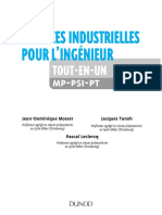 Sciences Industrielles Pour Lingénieur Tout-En-un MP-PSI-PT