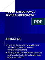 Pojam Sredstava I Izvora Sredstava