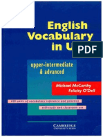 English Vocab in Use Upper Intermediate and Advnaced
