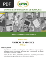 Modulo I Politicas de Negocios