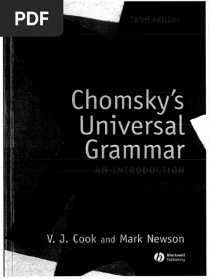 【美品】Chomsky's Universal Grammar Amazon | Chomsky's Universal Grammar: An Introduction