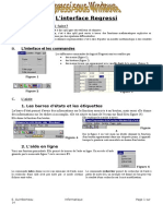 004a. Utilisation de Regressi