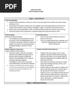 Daily Lesson Plan Understanding by Design